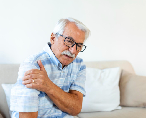 Healing a frozen shoulder